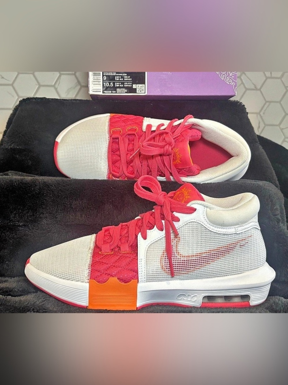 Nike LeBron Witness 8 - White Aster Pink Men’s Size 9 Women’s Size 10.5 NIB